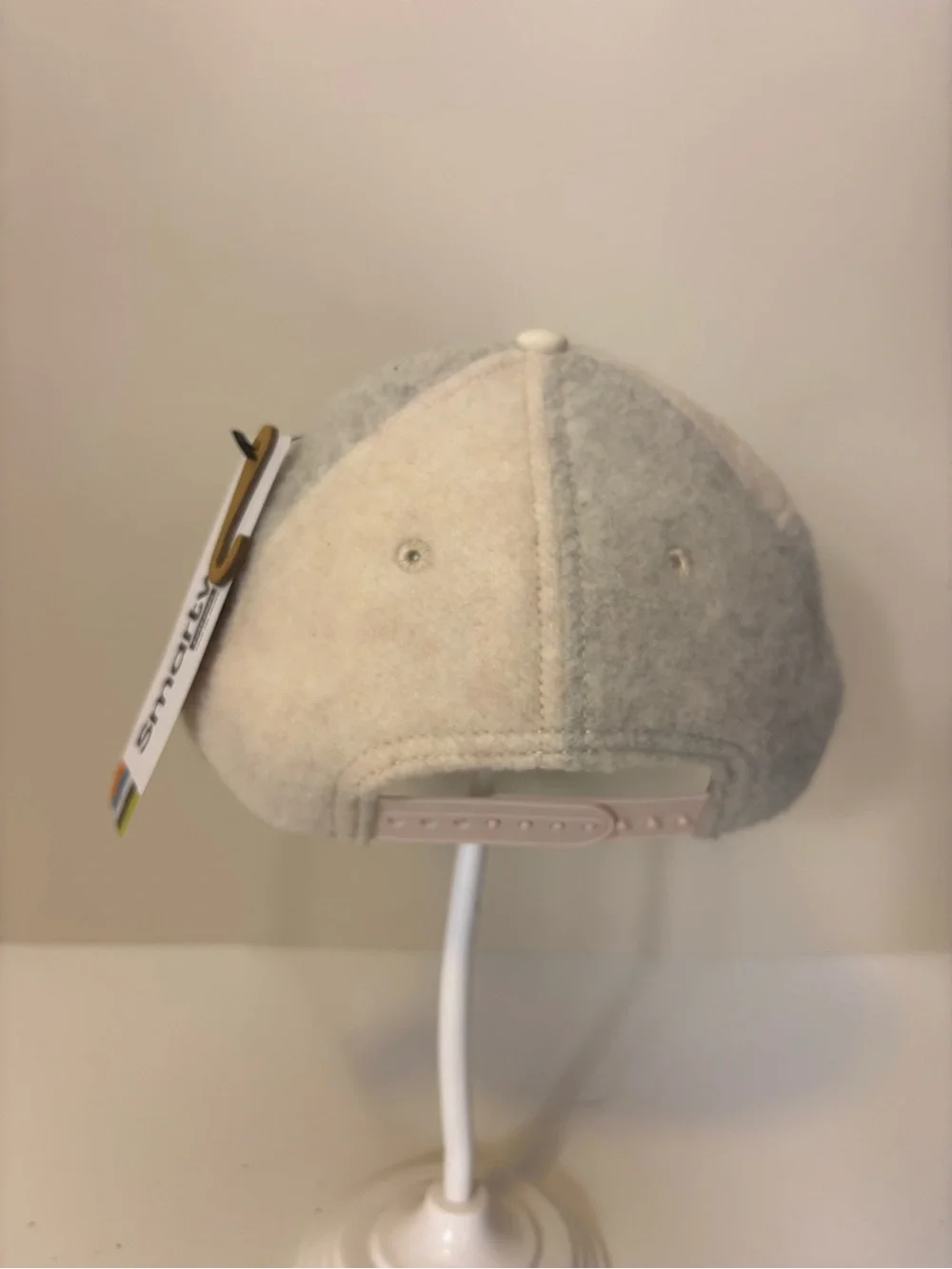 New Smartwool Cream & Light Gray Merino Wool Baseball Cap Unisex
